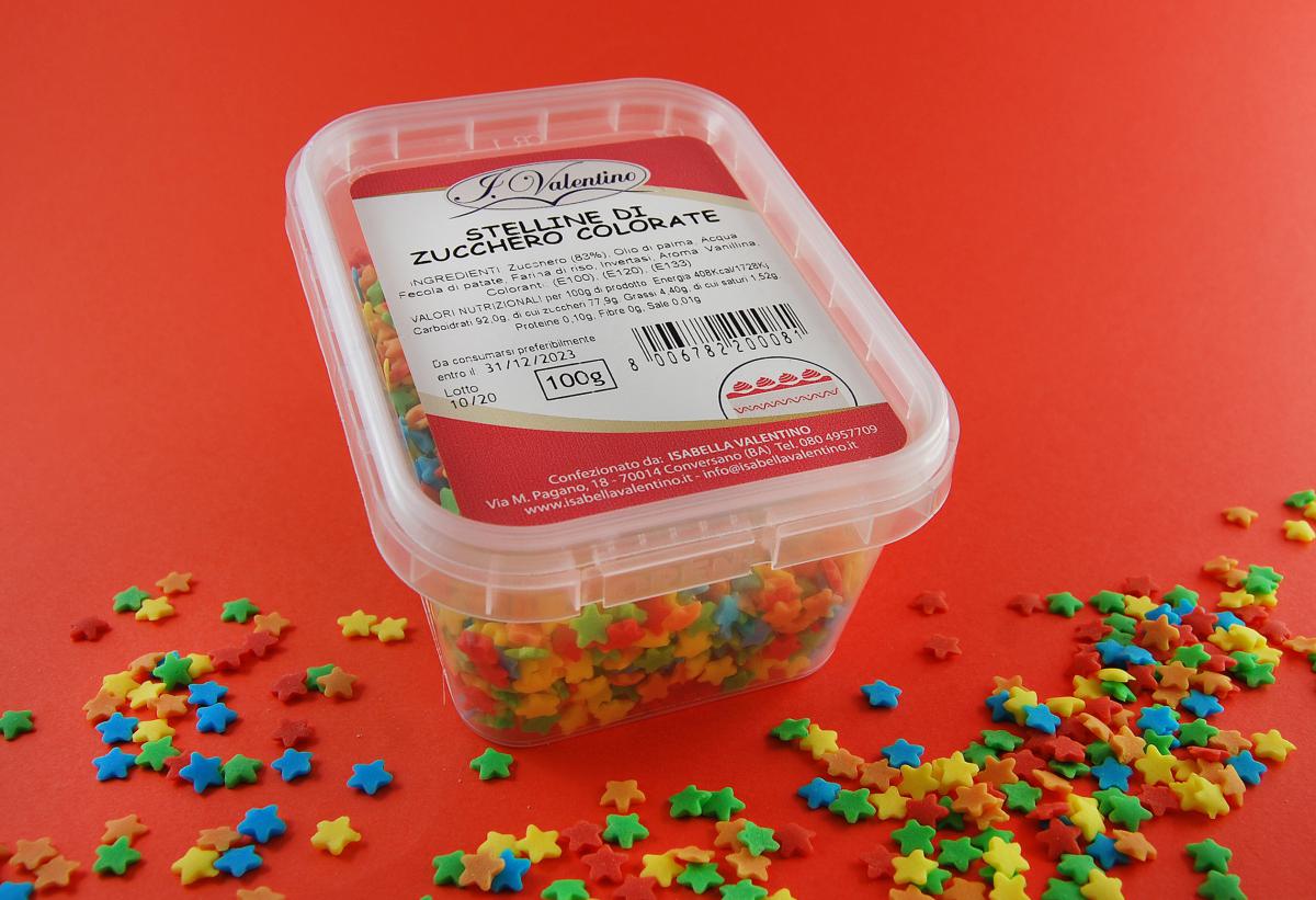 Colored Sugar Stars